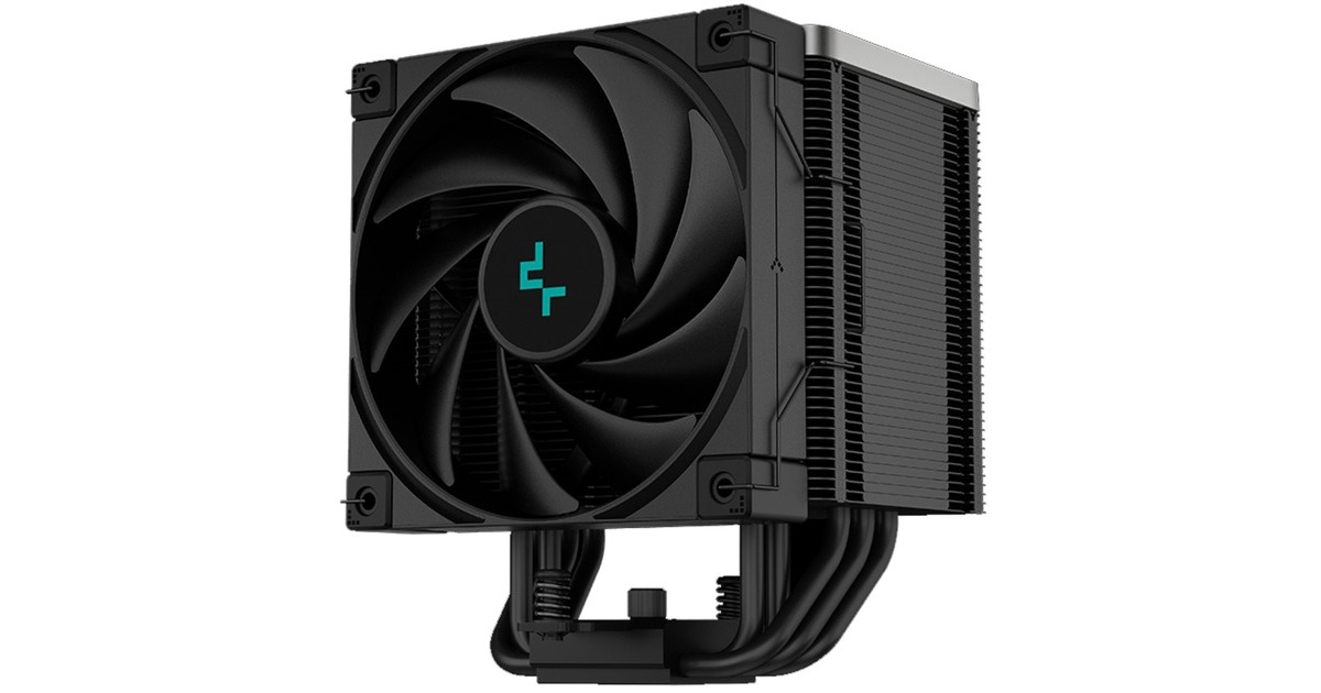 DeepCoolAK500 Zero Dark CPU-koeler  (Zwart, 4-pin PWM fan-connector)