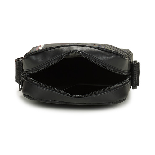 Tommy Hilfiger - TH PIQUE PU MINI REPORTER - Noir