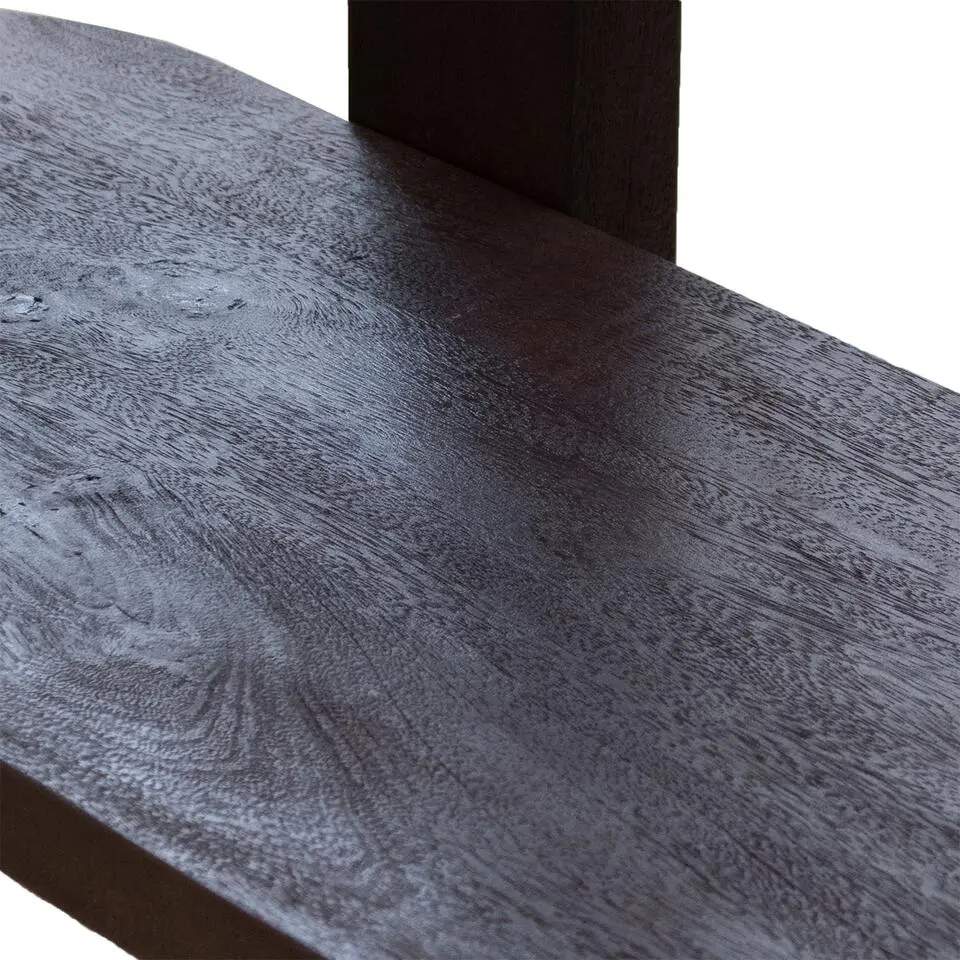 Wandkast Bruin - 160x38x190cm - Mangohout - Kast Luuk
