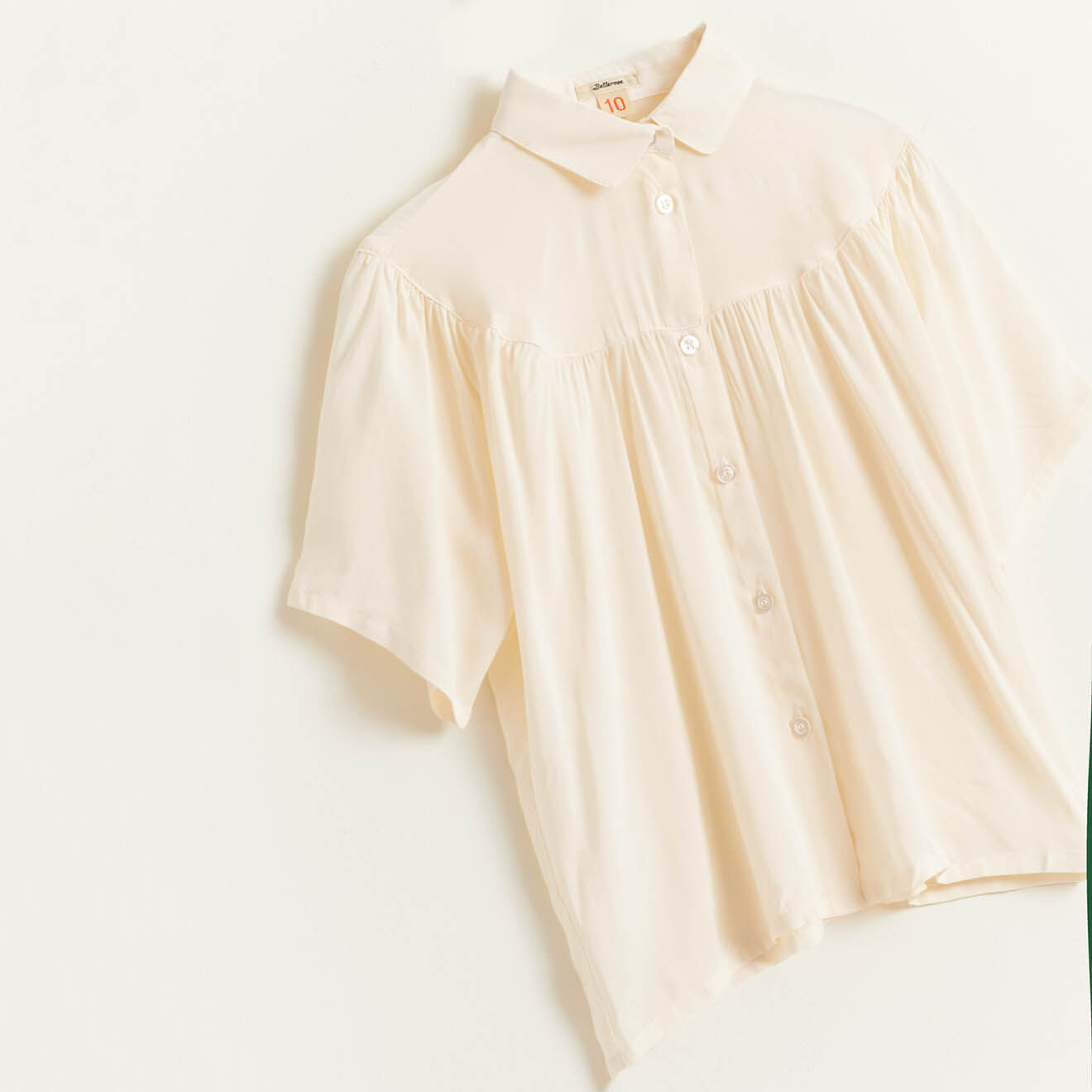 Bellerose Blouse Puppin fluide babydoll écrue