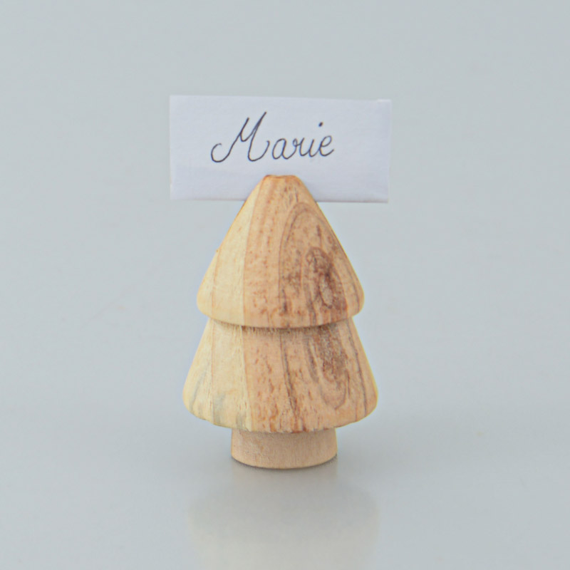 Porte-nom en bois