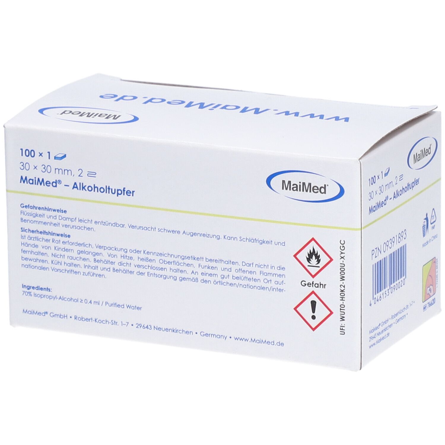 MaiMEd® Alkoholtupfer 30 x 30 mm
