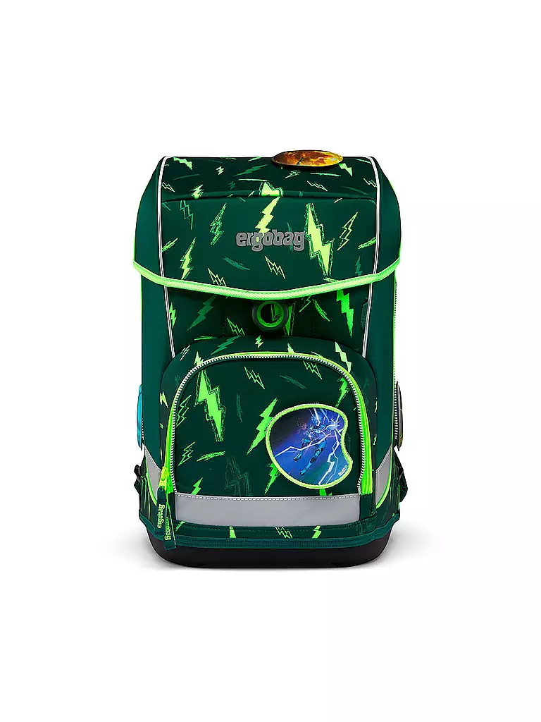 ERGOBAG Schultaschen Set 5-tlg. Cubo Light - Bärtastisch grün