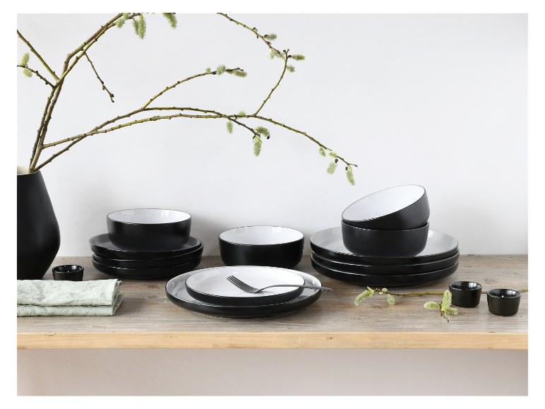 Serviesset Nordic Cool Black