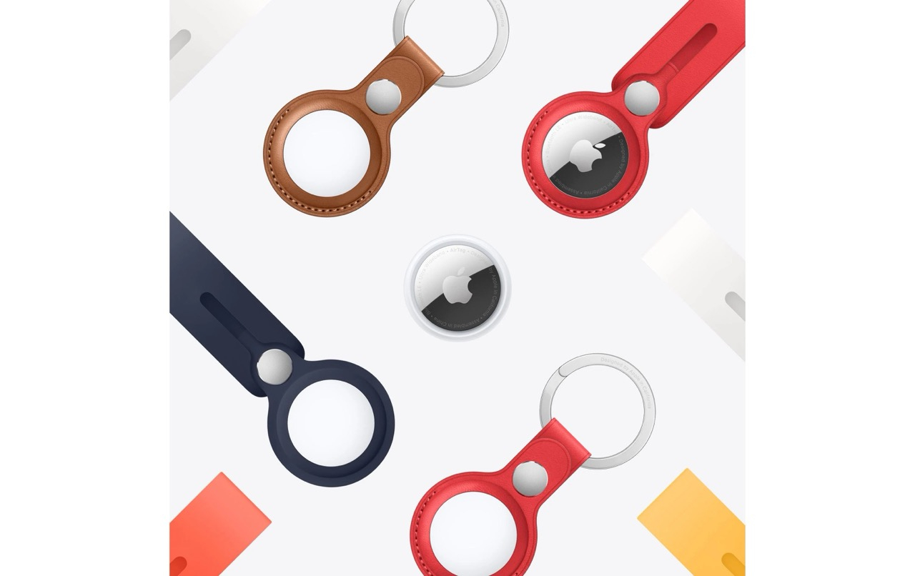 (4er Set) Apple - AirTag Bluetooth NFC Tracker (MX542ZM/A) - Weiss