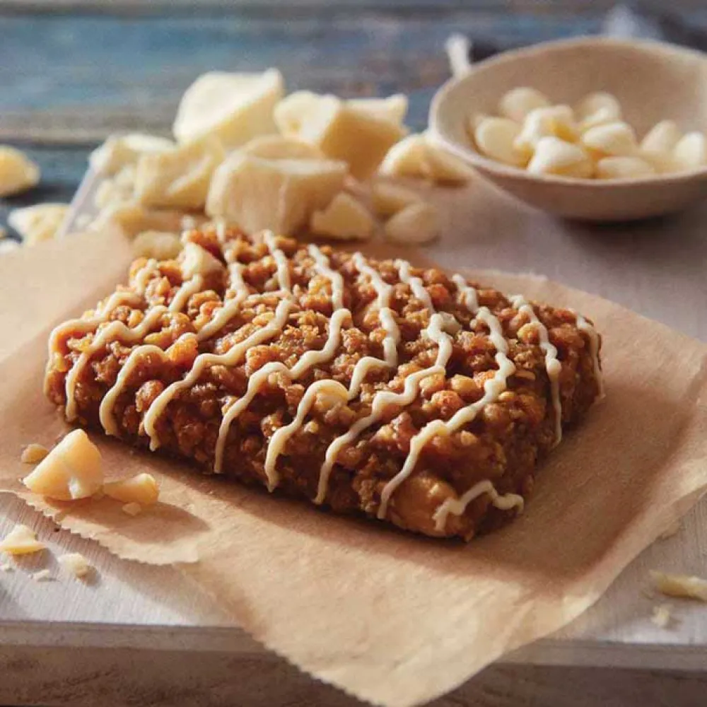 Clif Proteinriegelbox Weiße Schokolade und Macadamianüsse 68g 12 einheiten