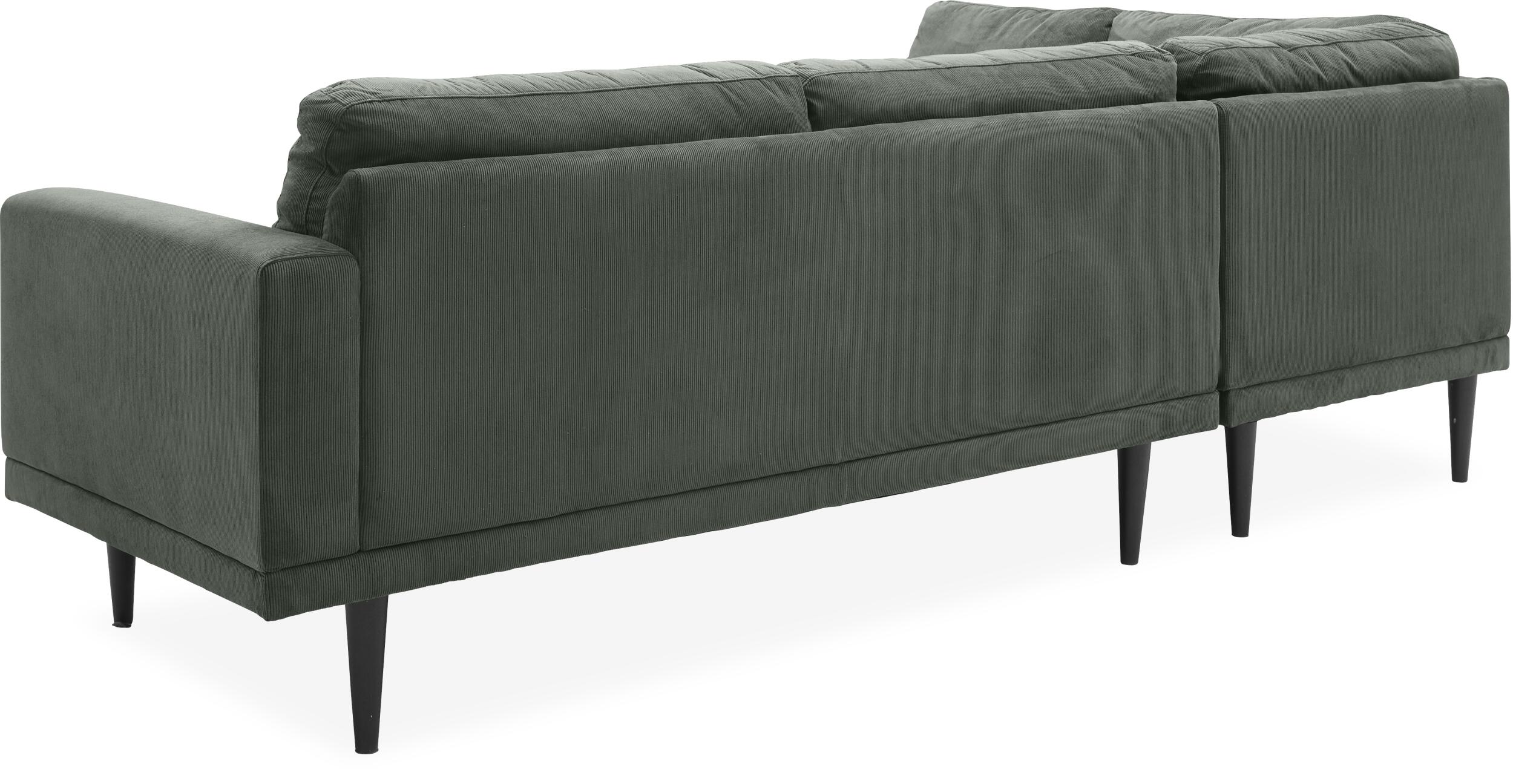 Mexico V1 venstrevendt hjørnesofa med pufafslutning