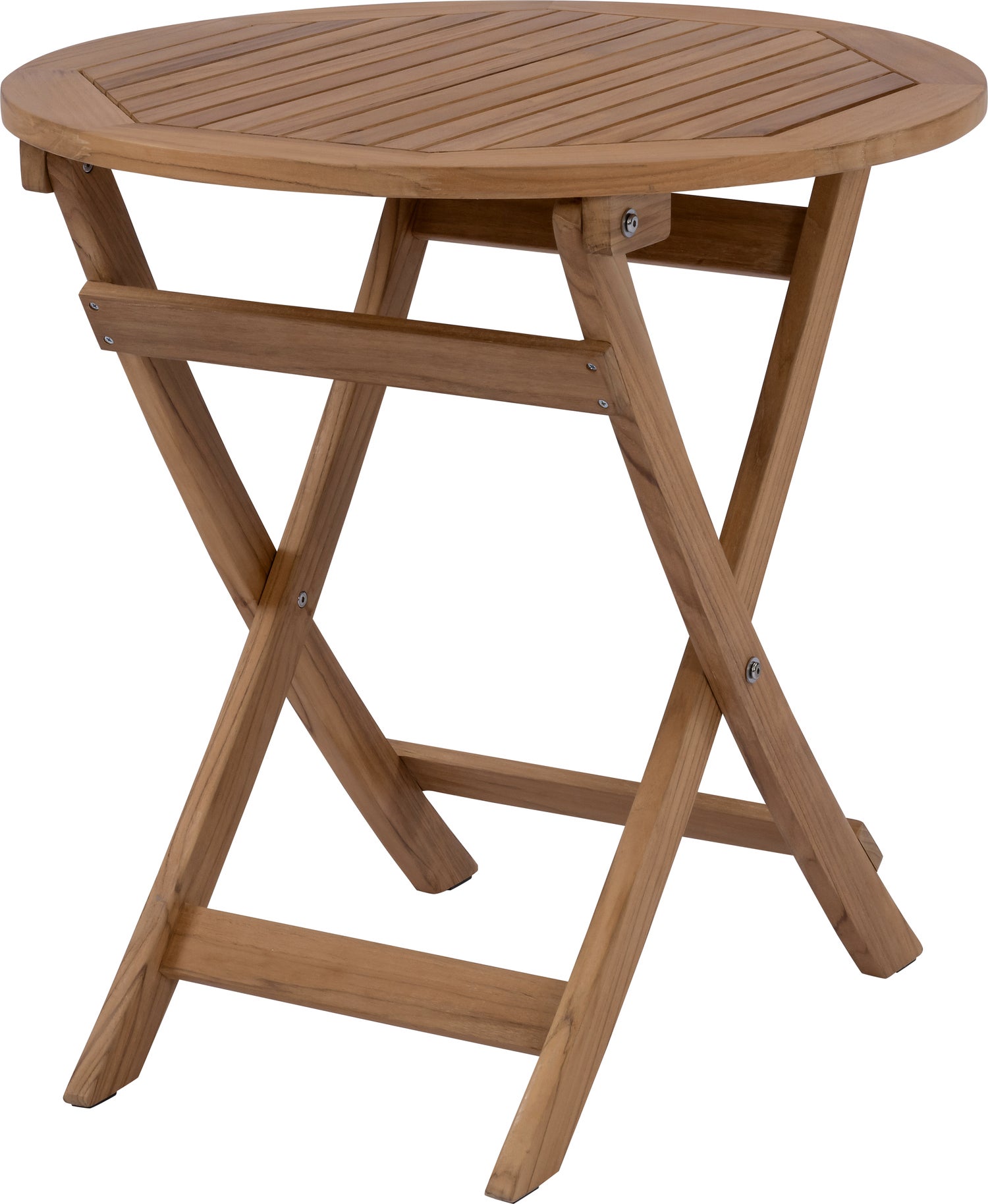Intratuin klaptafel Jip naturel D 70 H 72 cm