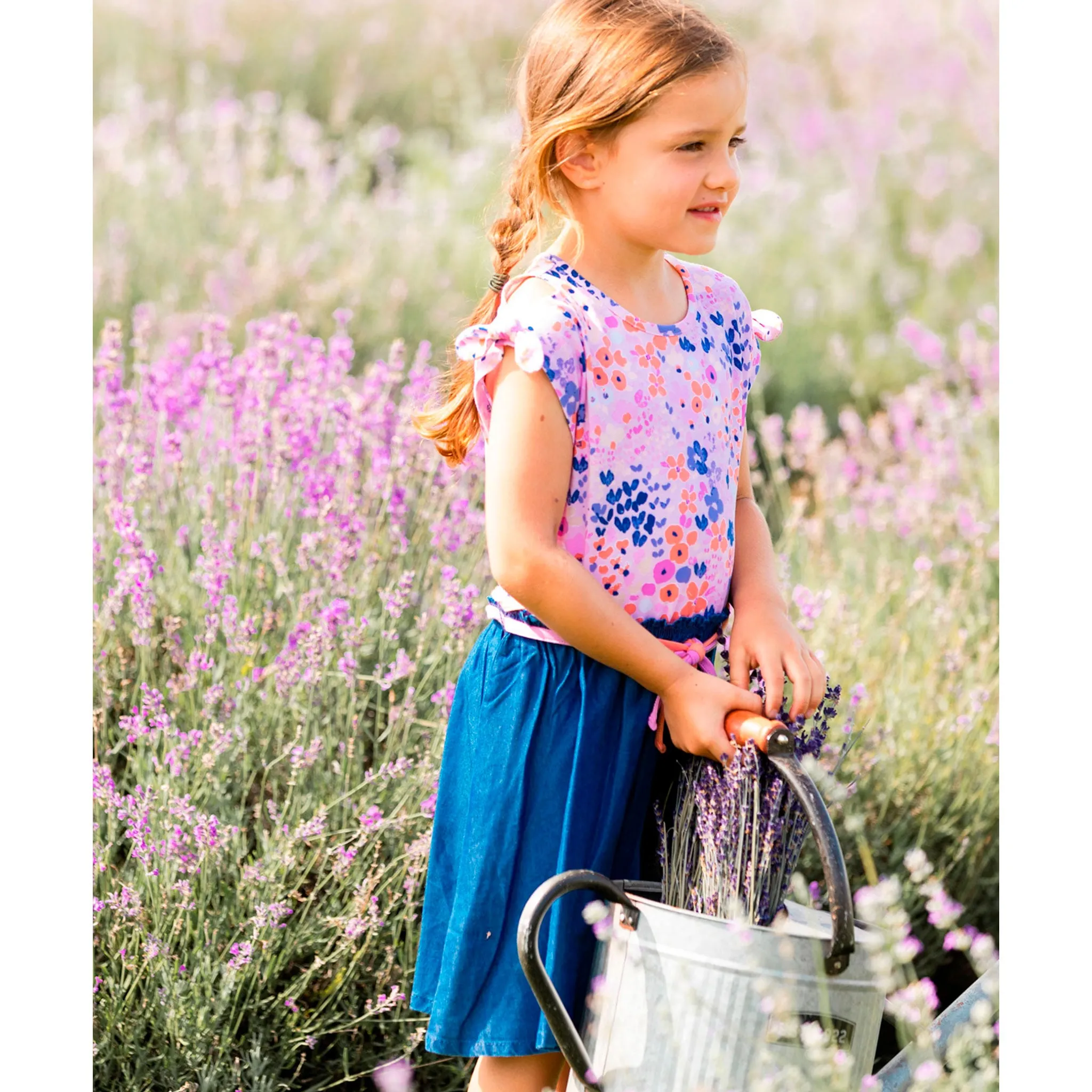 Deux par Deux Robe Denim Champs 3-6ans