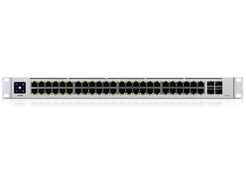 Ubiquiti PoE  Switch UniFi USW-48-POE 52 Port UniFi USW PoE 802.3at 48-Port Gigabit Switch mit 4x SFP