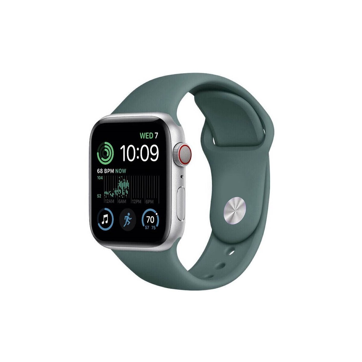 Sport Reim Apple Watch SE 2022 (44mm) - Pine green