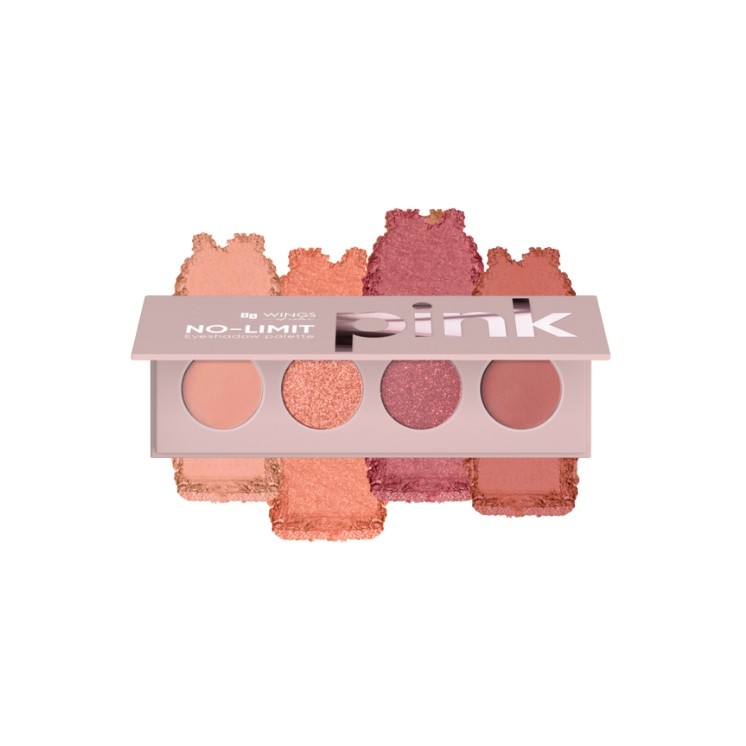 AA Wings of Color No Limit Volume Lidschattenpalette Pink 4g