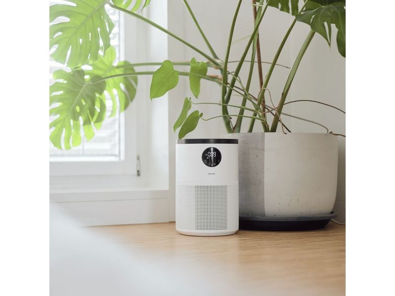 Ecofort Luftreiniger ecoQ CleanAir 300  50 m² Luftreiniger für das Schlafzimmer: leise, filtert Allergene, ozonfrei