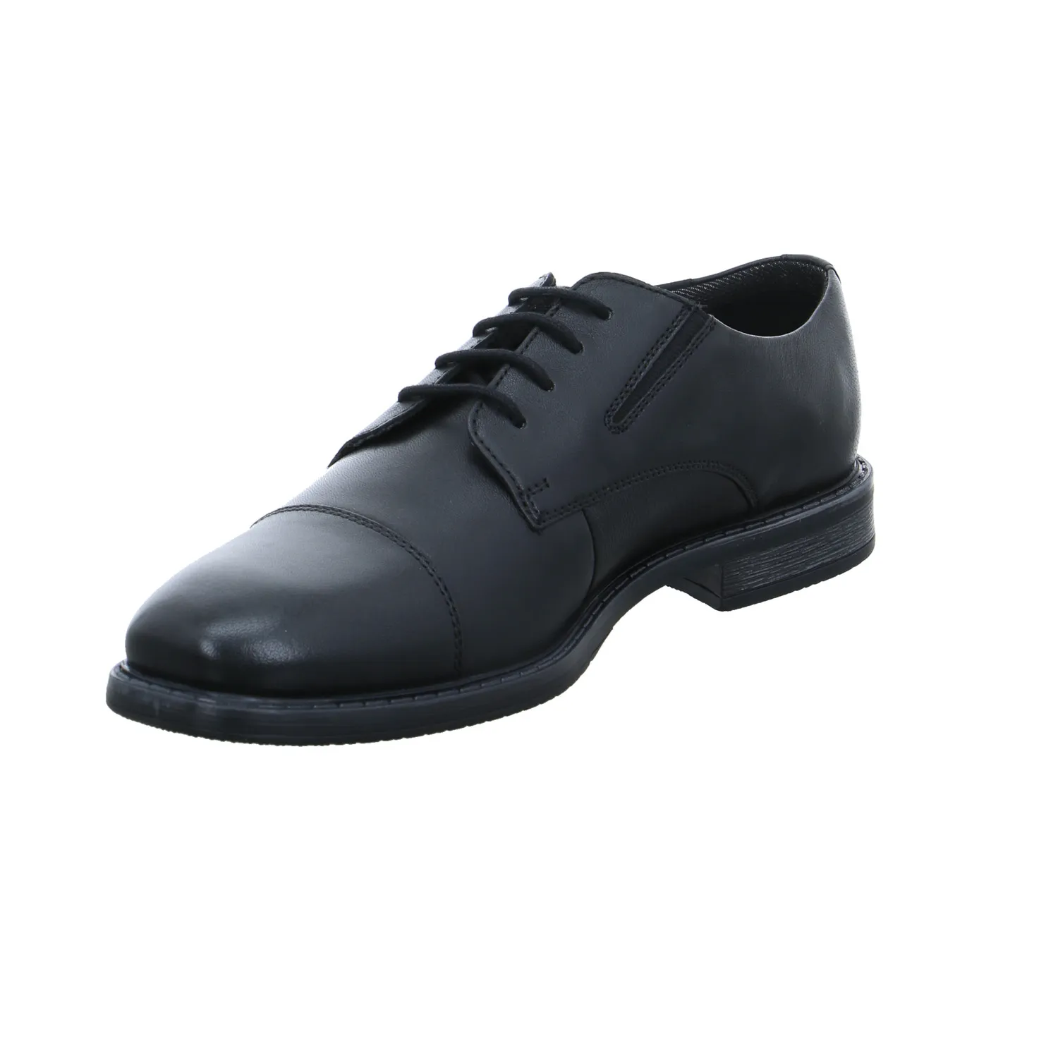 BUGATTI SHOES Halbschuh-City Schwarz Leder