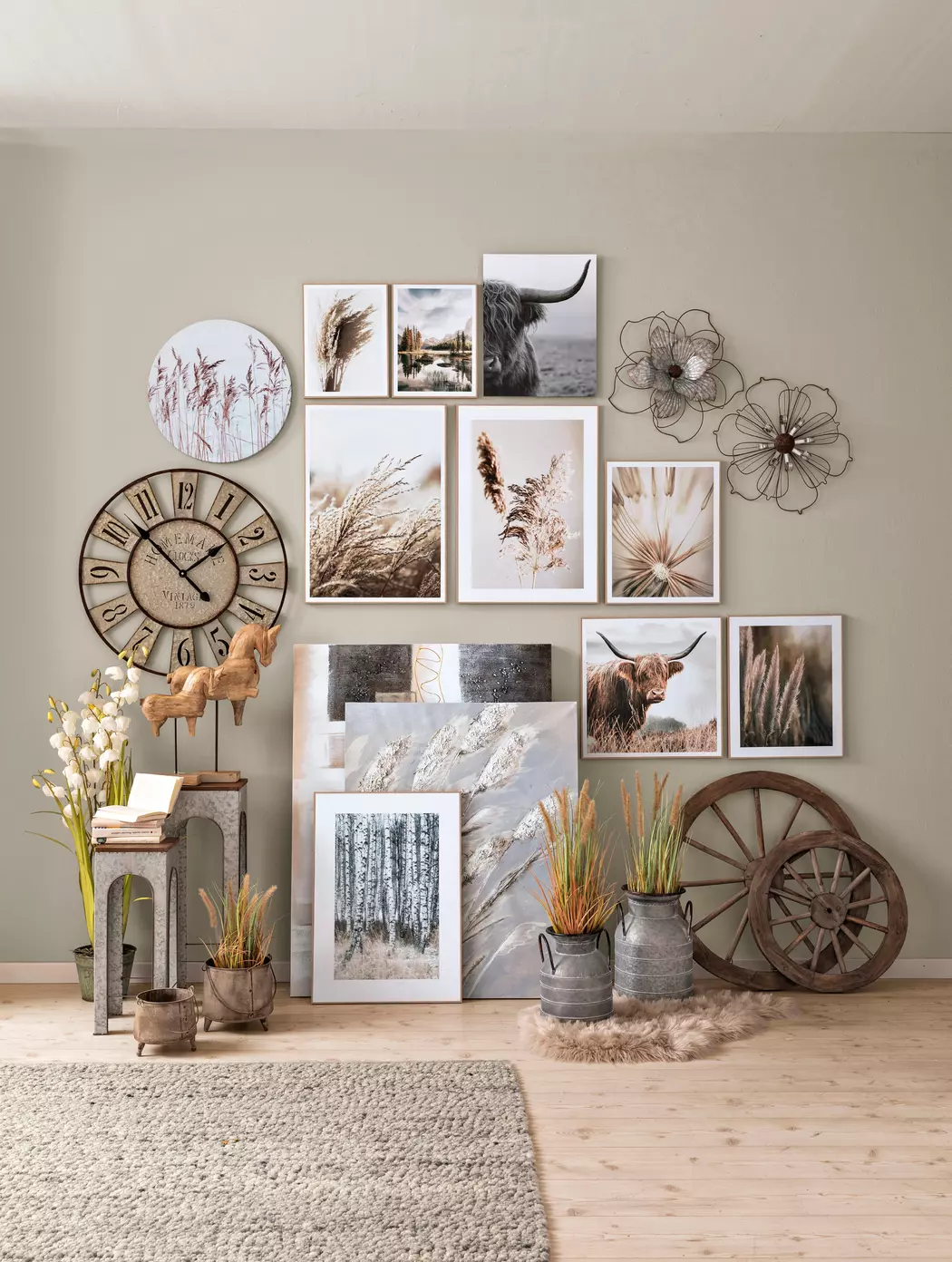 Wanddeko Blume I