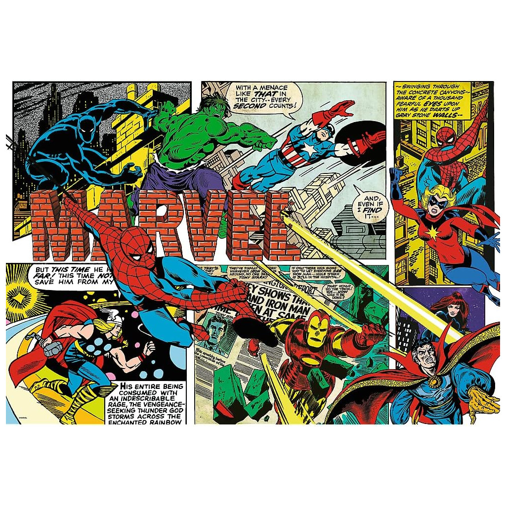 Puzzle   100 : Les Avengers Invaincus - 1000 pièces - Occasion