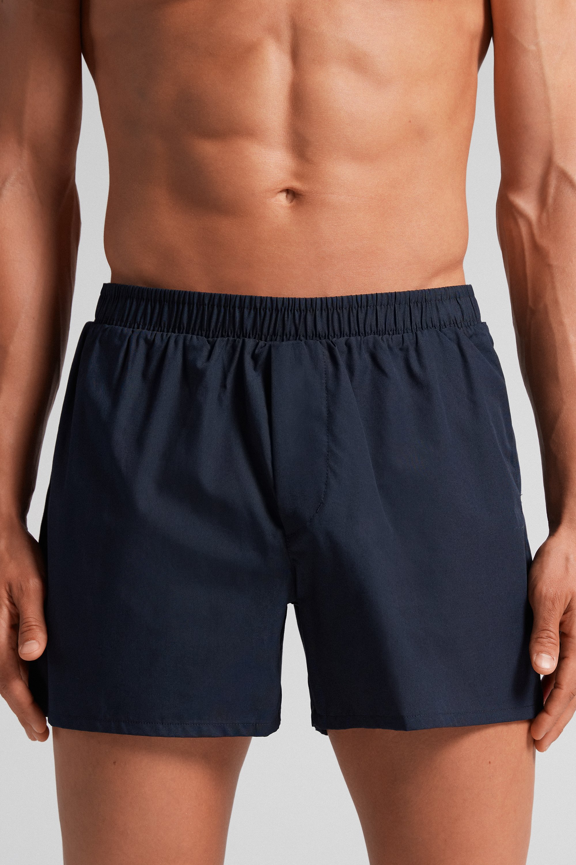 Cuecas boxer de tecido com estampa sofisticada