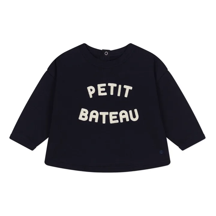 Petit Bateau Sweat Malibu | Bleu marine