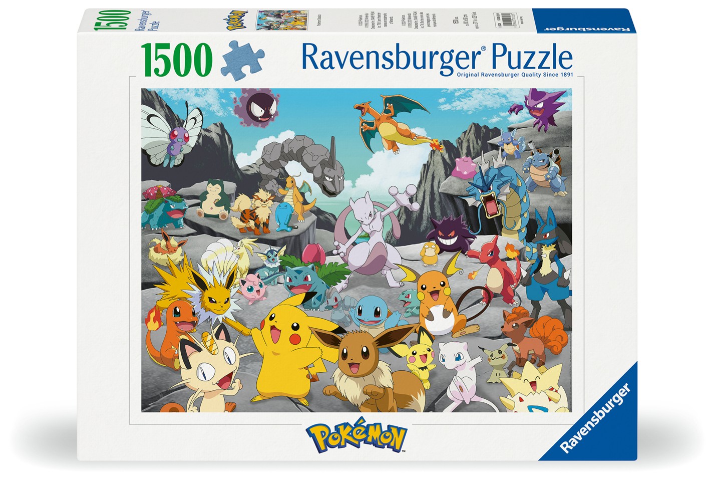 Ravensburger - Puslespil Pokémon Classics 1500 brikker