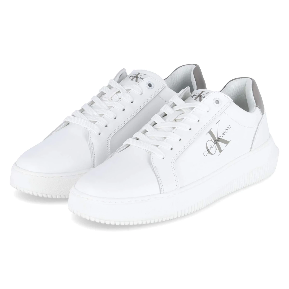 Calvin KleinLow Sneaker CHUNKY MONO - bright white/rock ridge