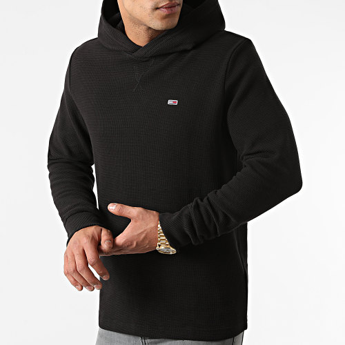 Sweat Capuche Waffle Hooded 1739 Noir