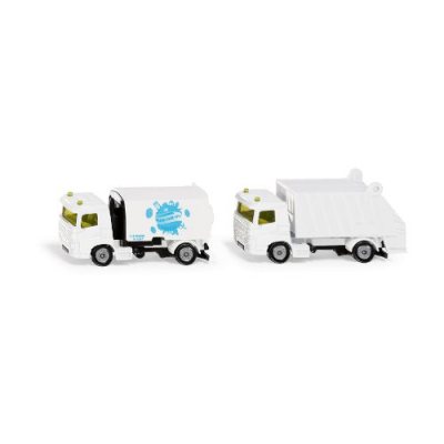 1:87 Municipal Set Road Sweeper & Garbage Truck