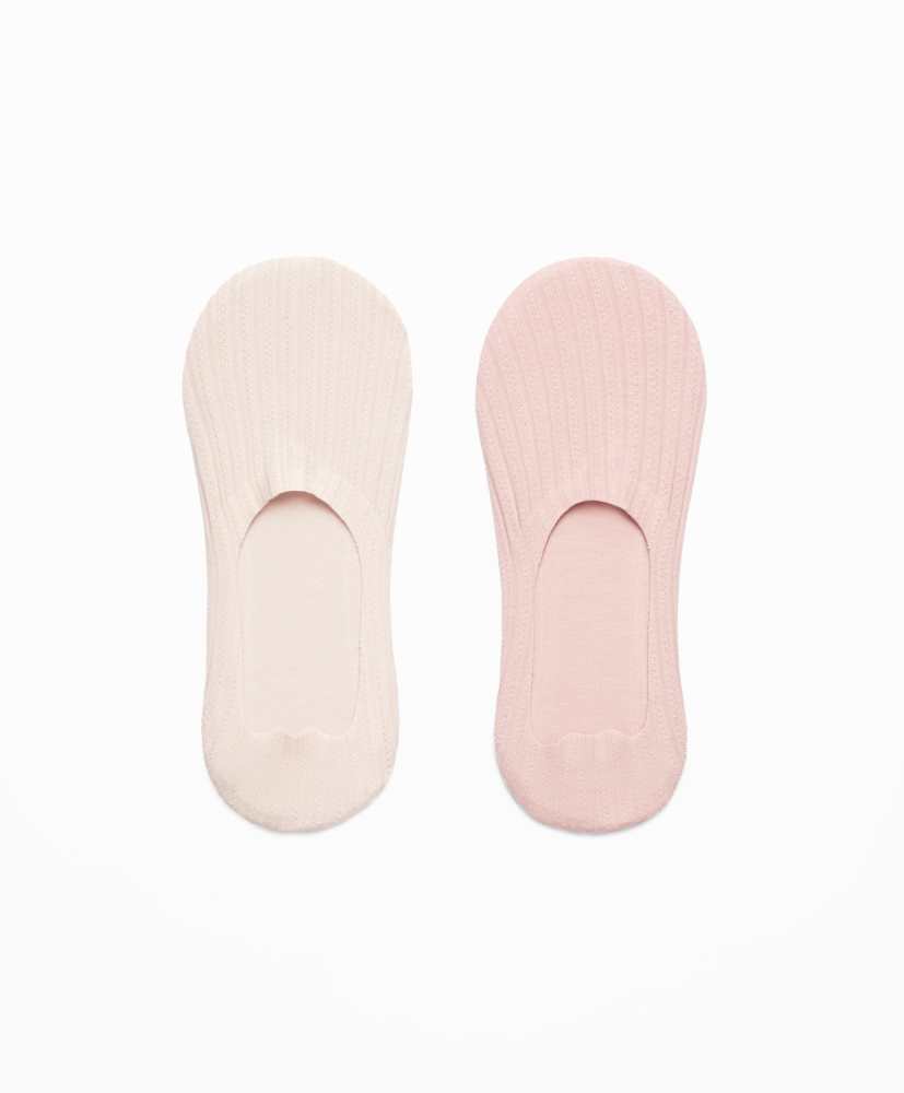 2 pares de meias de algodão
