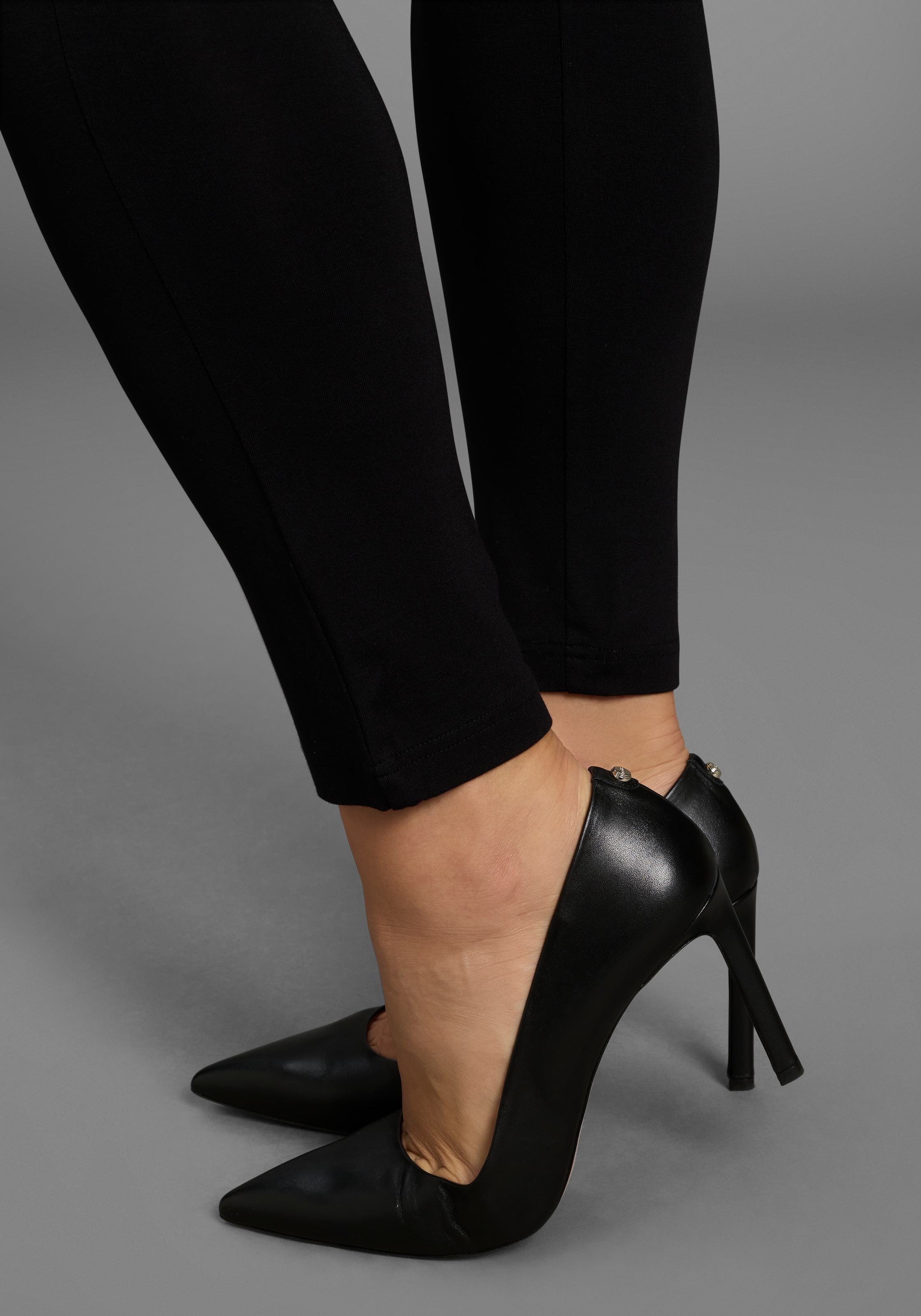 Laura Scott CURVE Leggings  aus elastischem Jersey mit Gummizugbund - GROSSE GRÖSSEN