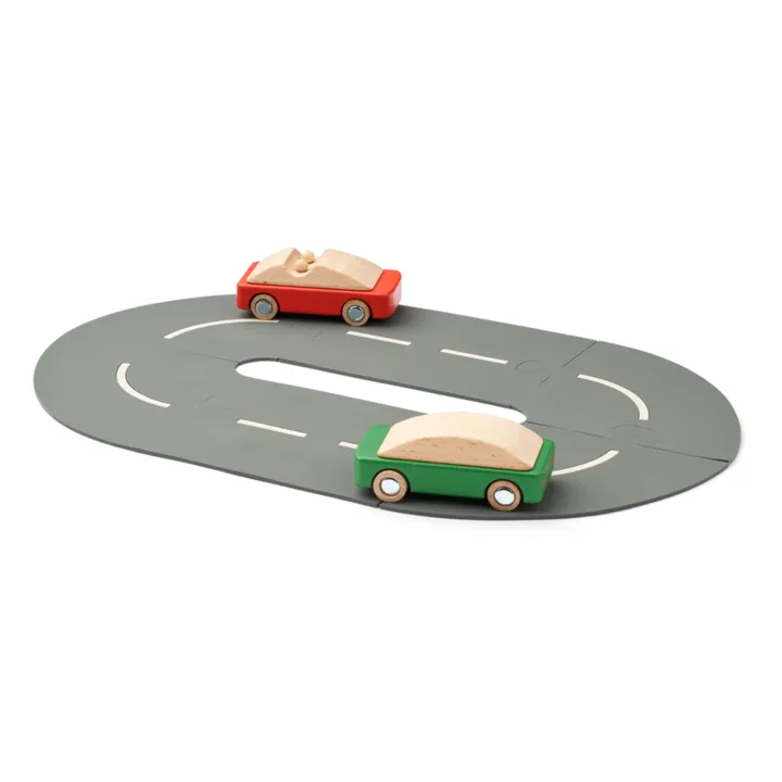Liewood Set voitures et puzzle route | Apple red multi mix
