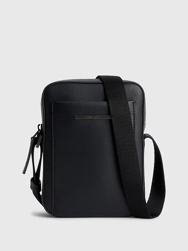 Bolsa de ombro pequena reciclada para repórter