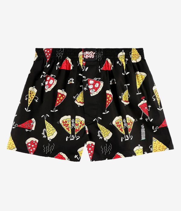 Lousy Livin Pizza Boxershorts (black)