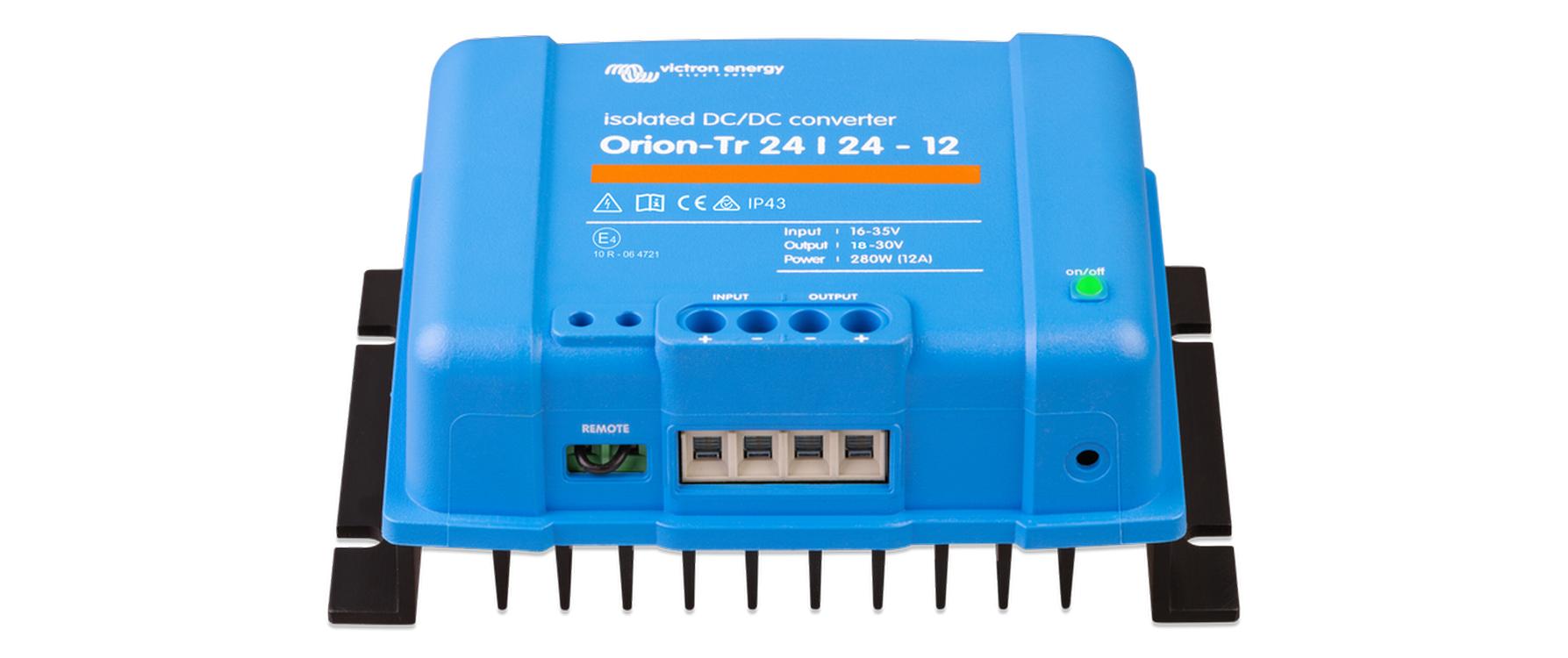 DC/DC Spannungs-Wandler Orion-Tr 24-24 V, 12A 280 W<br>IP43 DC-DC Konverter, isoliert