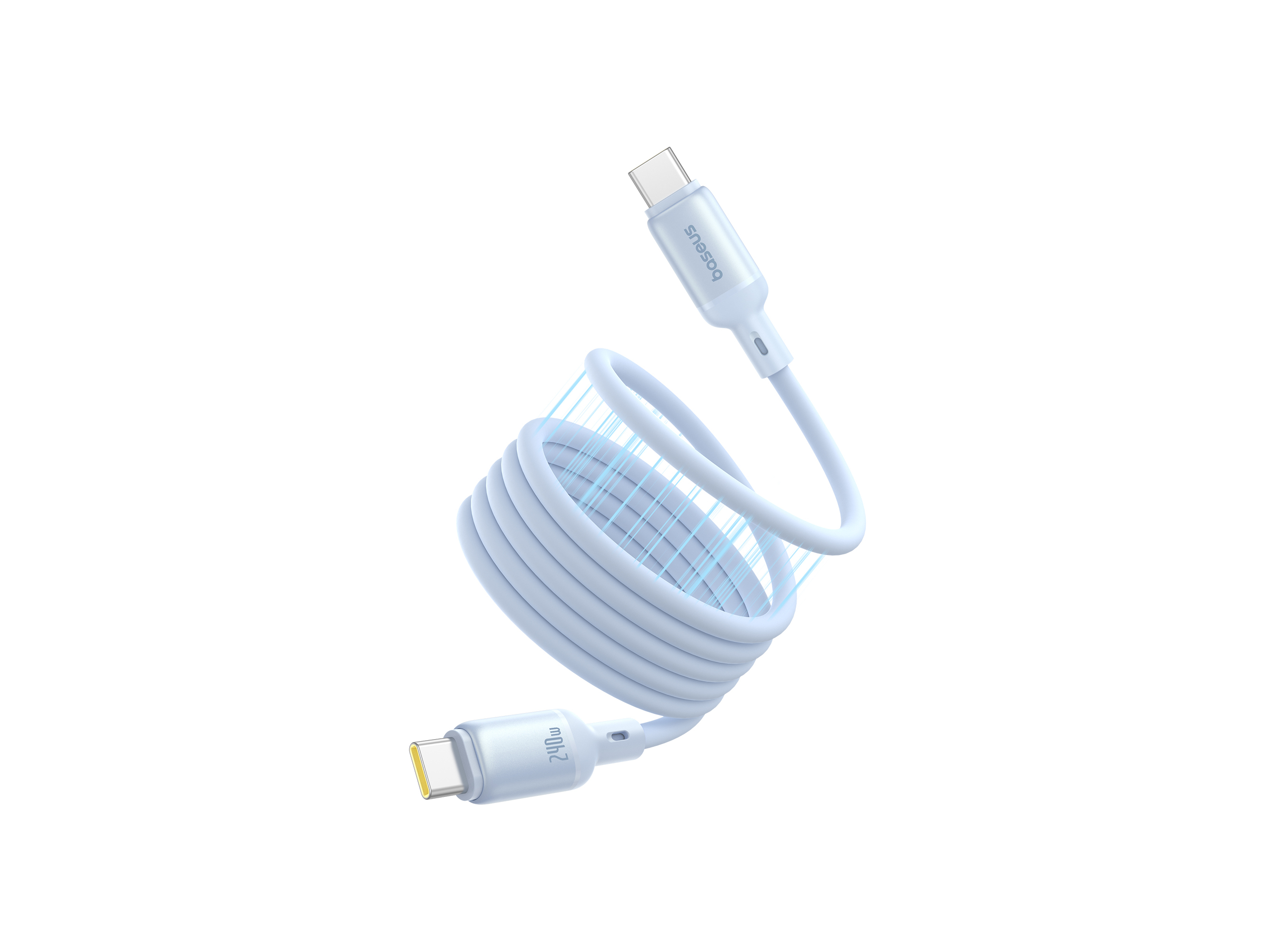 CABO MAGNETICO BASEUS GALAXY BLUE PICOGO USB-C/USB-C