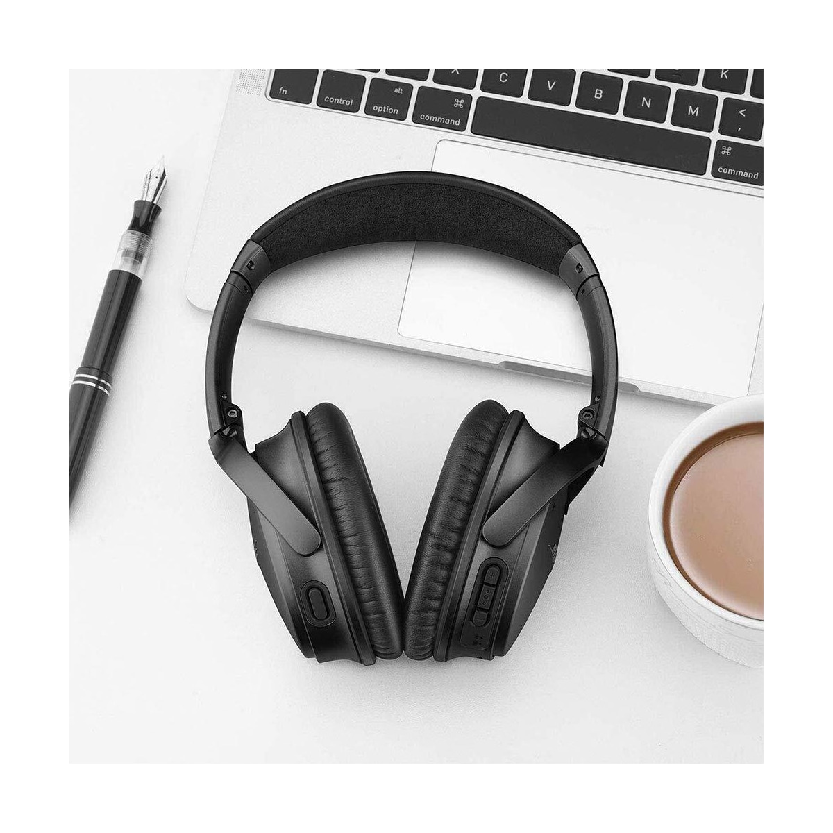 Øreputer for Bose QC35/SoundTrue-hodetelefoner, 1 par Sort