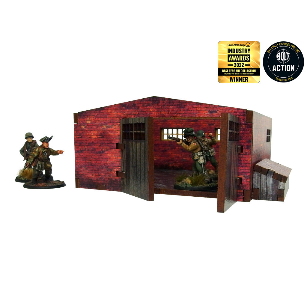 WW2 - Normandy Large Brick Shed