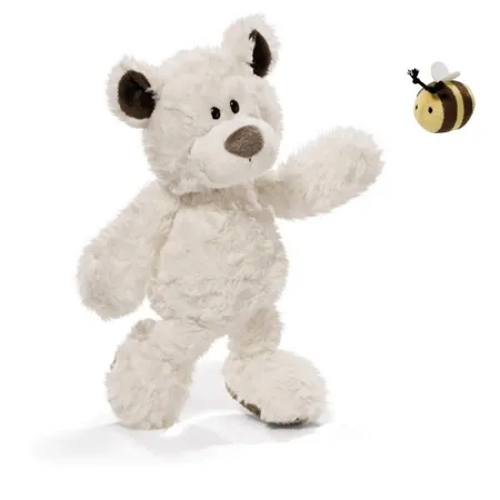 NICI Classic Bear Teddybär mit Hummel, creme, magnetisch, Schlenker, 50 cm