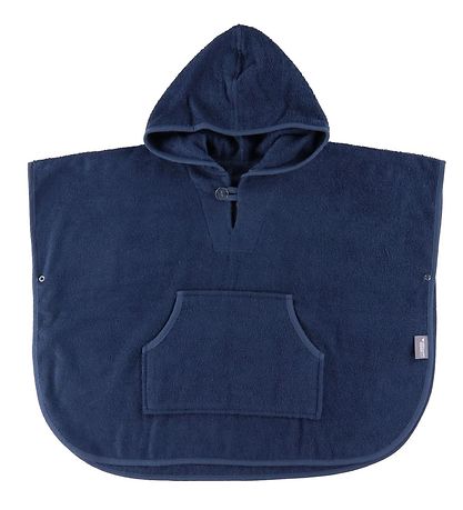 N?rgaard Madsens Bådeponcho m. H?tte/Lomme - 70x50 cm - Navy