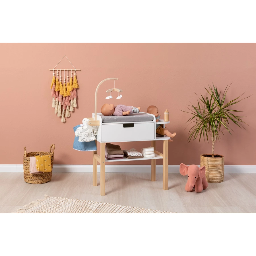 MUSTERKIND® Puppen-Wickelkommode Viola, naturweiß