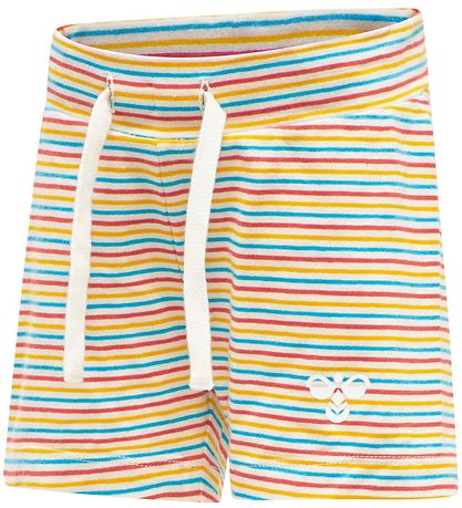 Hummel Shorts - hmlAlex - Weiß m. Streifen