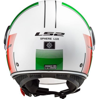 Casque LS2 OF558 - SPHERE LUX - FIRM - Blanc / Vert