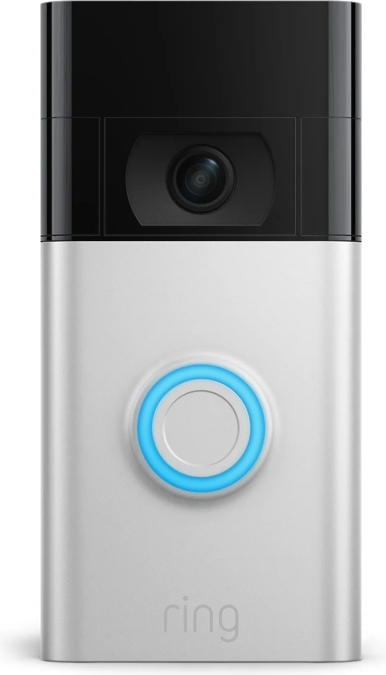 Ring Battery Video Doorbell Nickel Satiné Sonnette connectée