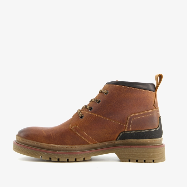 Van Beers leren heren veterboots
