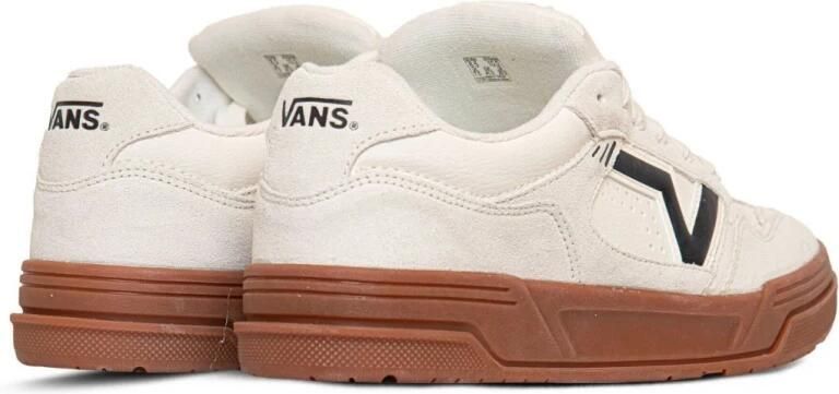 Vans Crème Leren Sneaker Collectie Beige