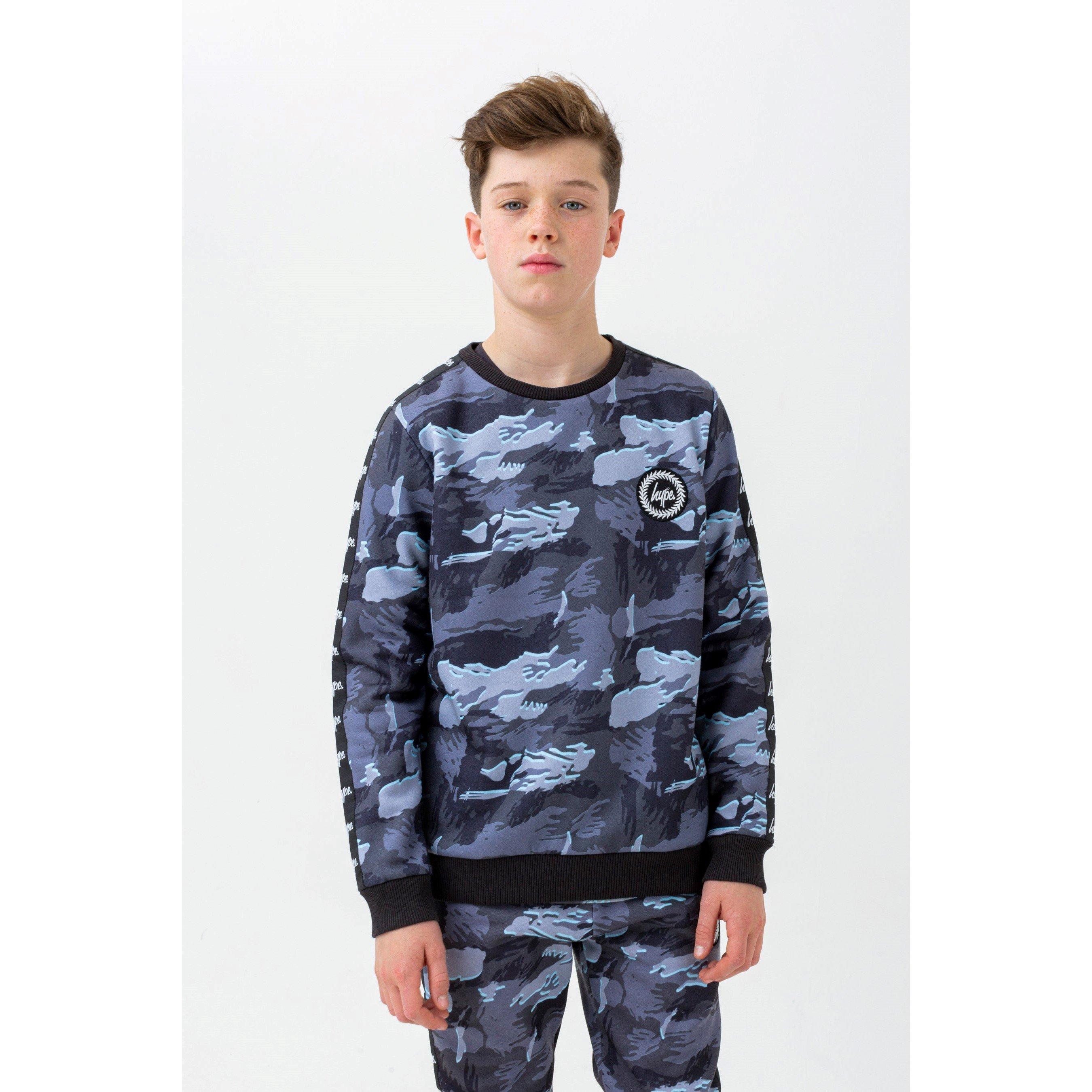 Hype Camo Crew Neck Jn99