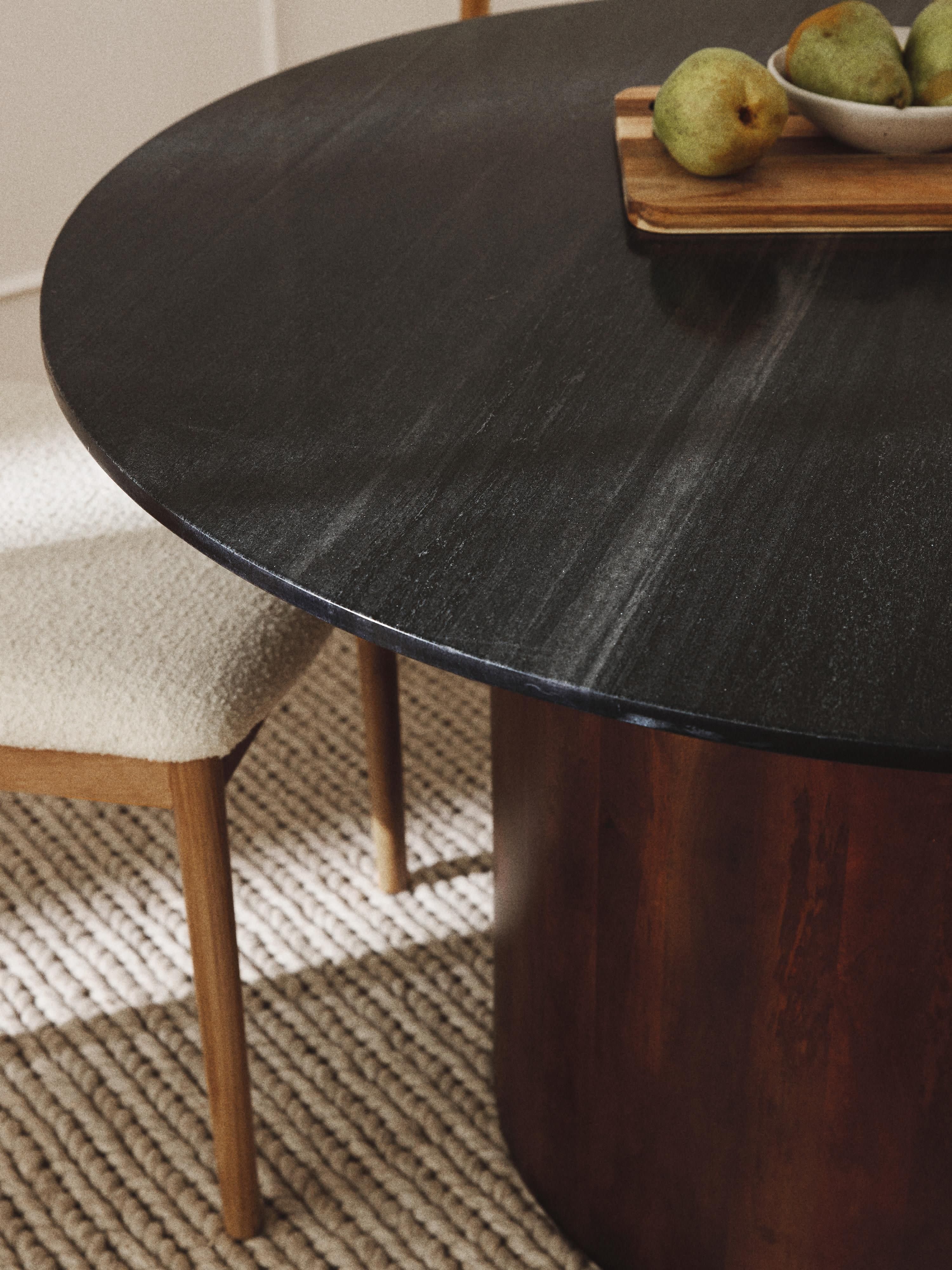Ronde marmeren eettafel Abby, in verschillende formaten