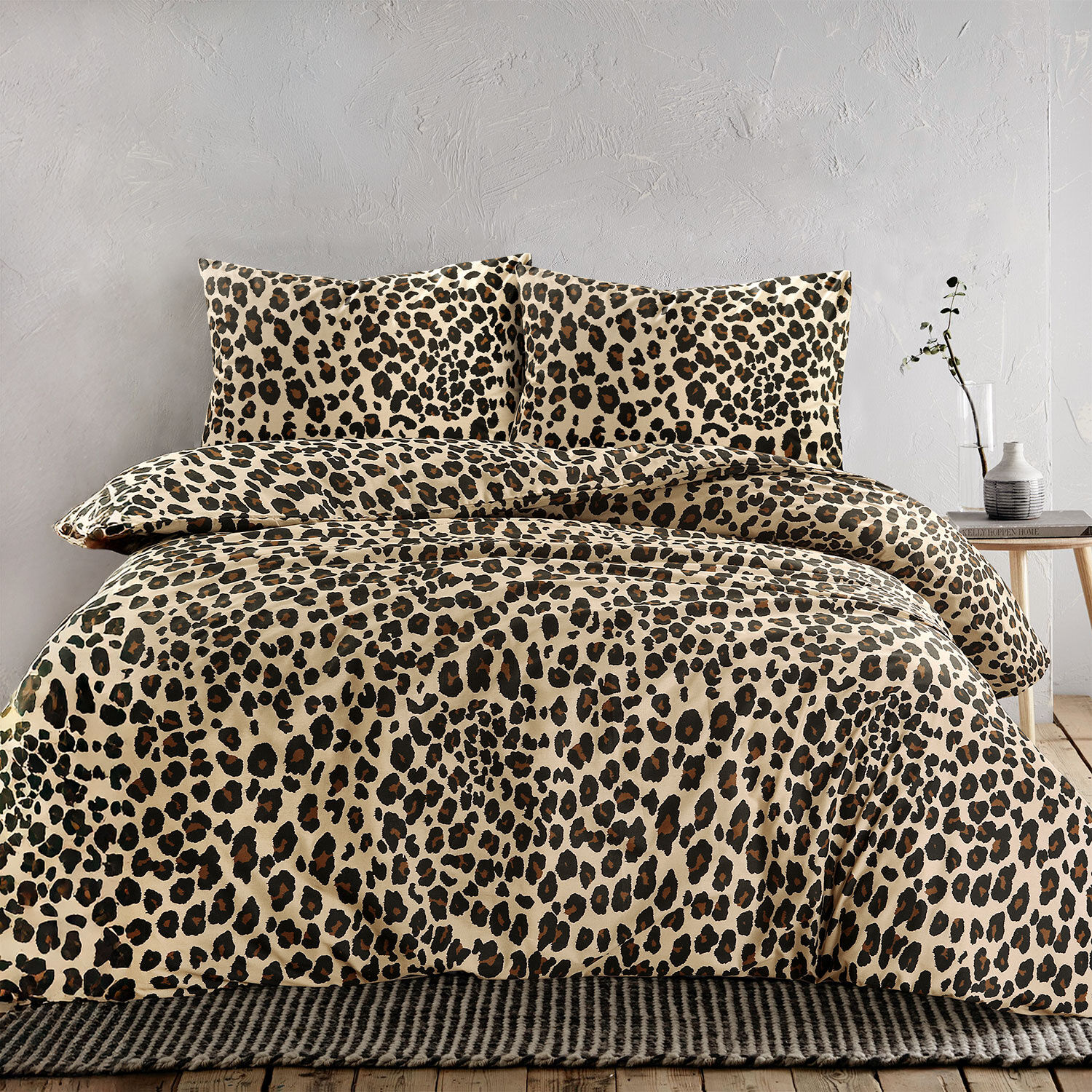 Bettwäsche mit Leopardenmuster