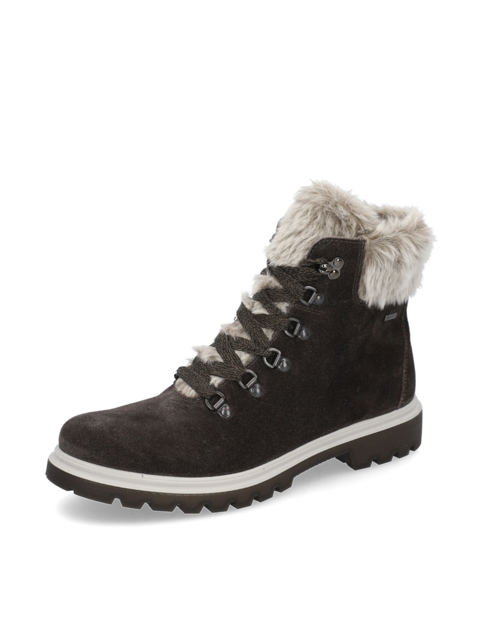 Veloursleder Schnürboot