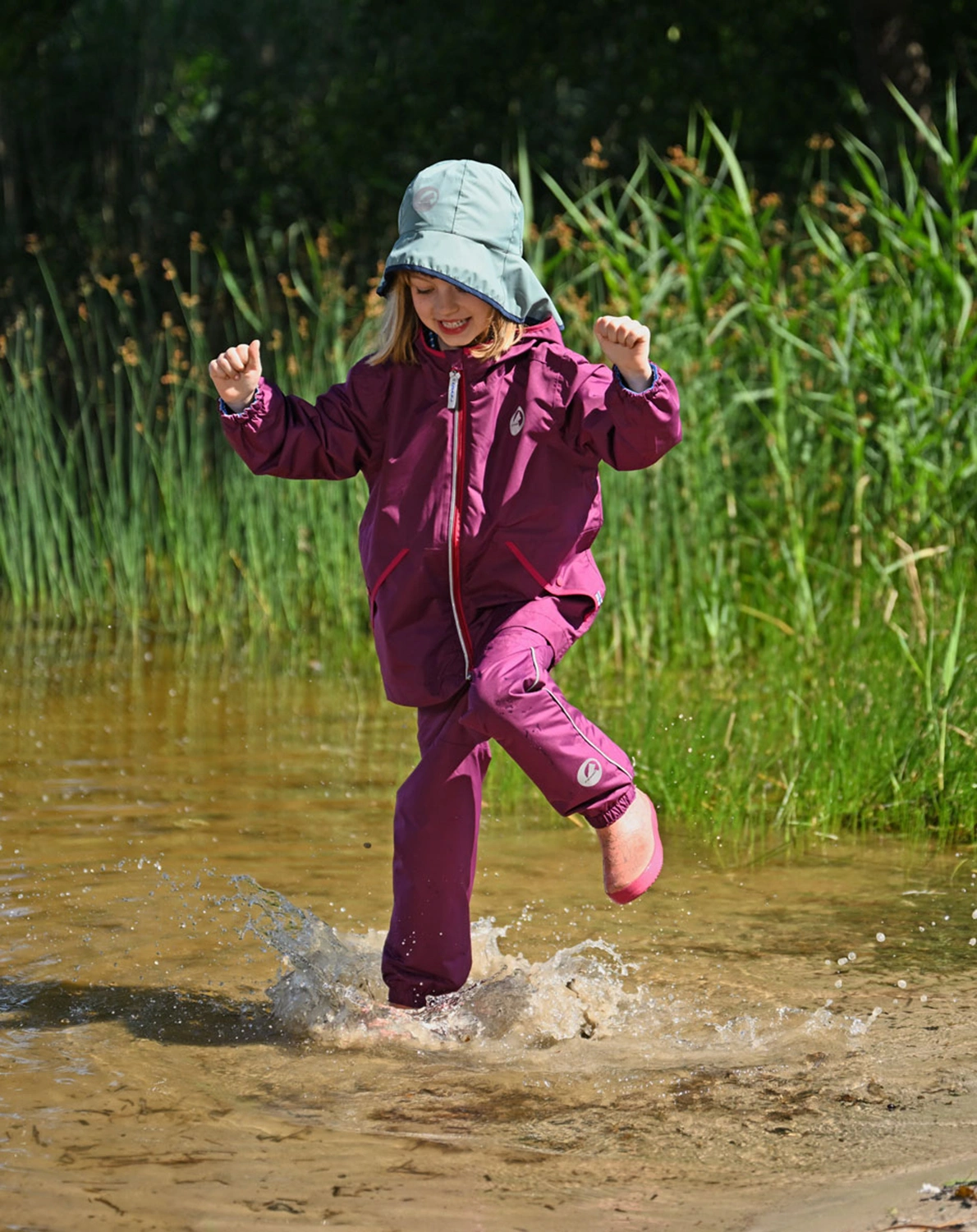 Regenhose PIKSA PLUS in purple