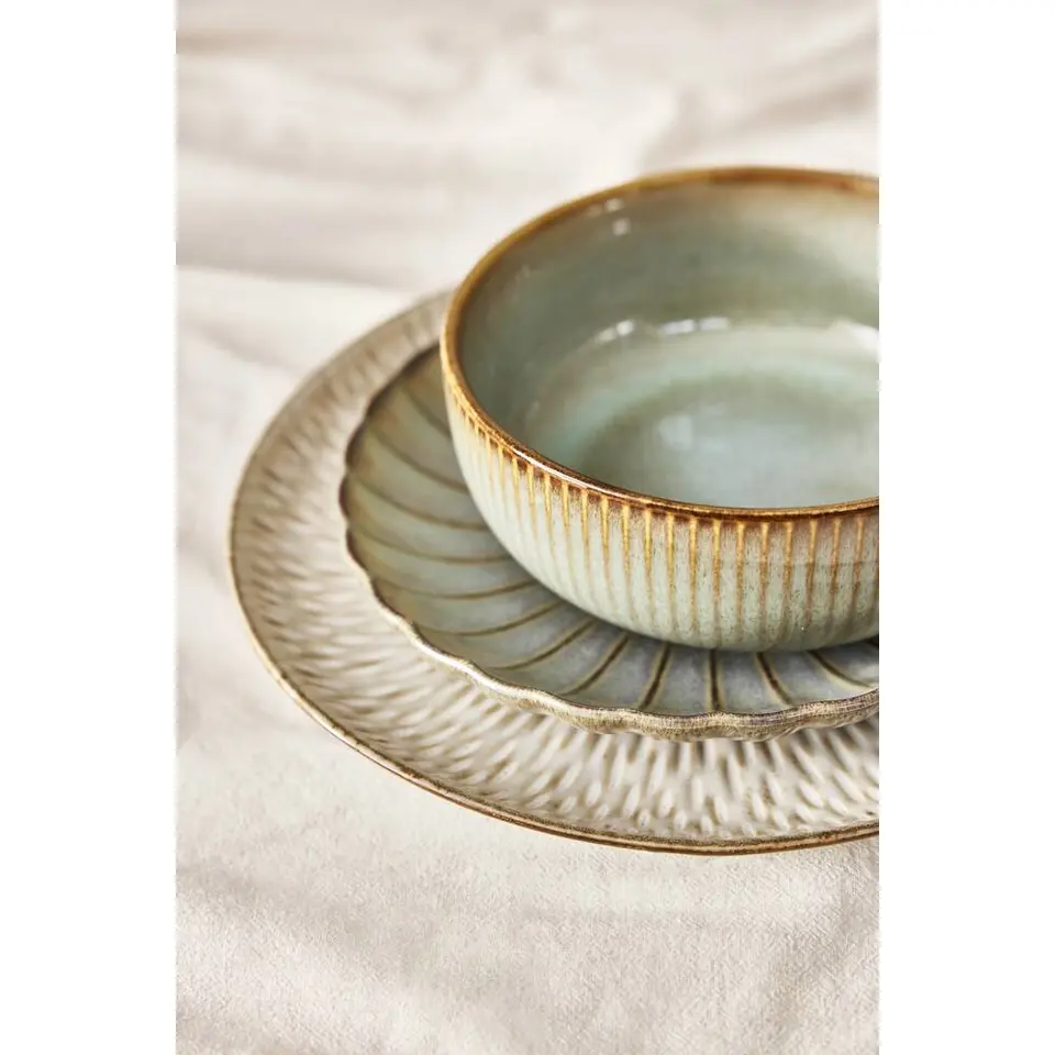 Schaaltje Camille - groen - stoneware - Ø11,5 cm