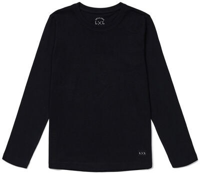 Luca & Lola Abel Langermet T-Shirt 2-pack, Black/Stripes